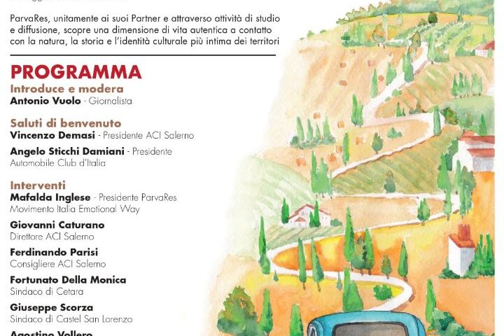 BORGHI DA SCOPRIRE, PARTNERSHIP TRA ACI SALERNO E ITALIA EMOTIONAL WAY  