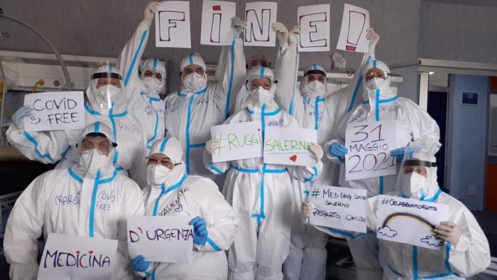 Ruggi di Salerno, il reparto di Medicina torna covid free