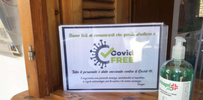 A Camerota una targa per le strutture covid free