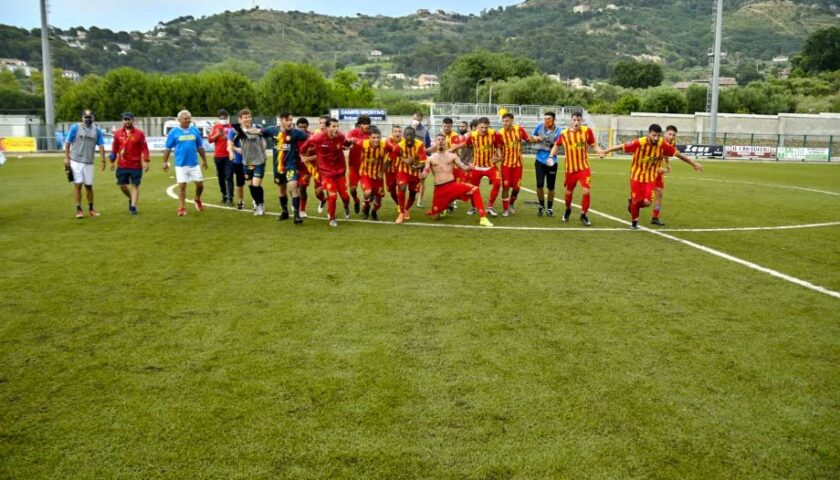 MAIO E MAGGIO, I GIALLOROSSI DEL CILENTO STENDONO IL CITTA’ DI  SANT’AGATA