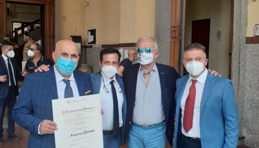 Altro prestigioso riconoscimento per un cittadino di Roccapiemonte: Gennaro Torino è Cavaliere al Merito della Repubblica