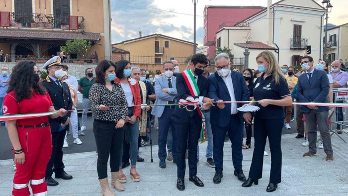 A Sapri inaugurata la nuova piazza del Plebiscito