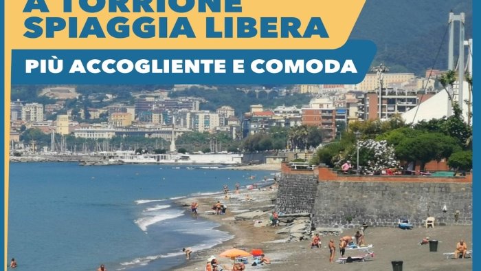 Salerno, il sindaco: a Torrione spiaggia libera pulita, accogliente e comoda