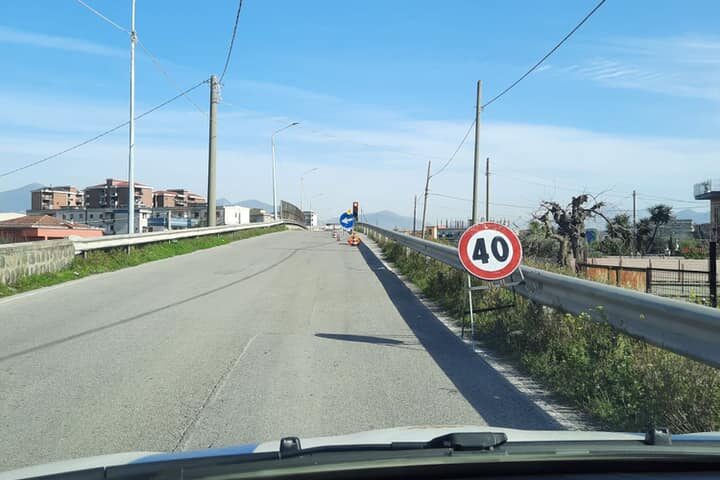 Angri, ponte di via Stabia interdetto al traffico fino al 23 luglio