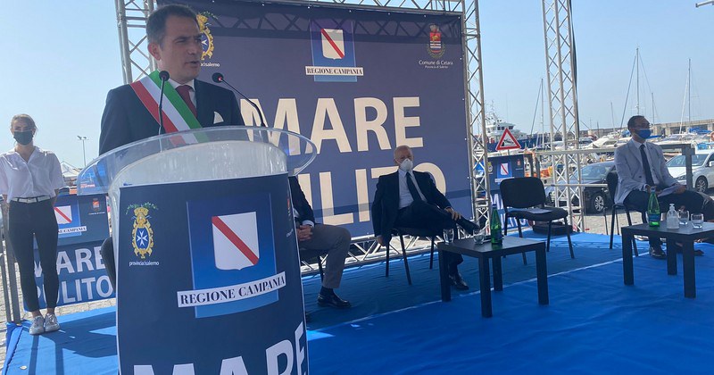 Mare pulito, a Cetara inaugurata condotta sottomarina