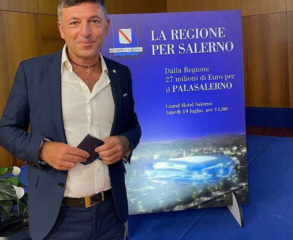 Progetto PalaSalerno, Caramanno: “Lo sport al centro della ripartenza di Salerno per garantire un futuro migliore alla città”