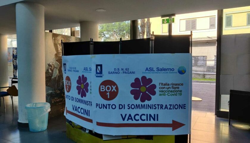 Pagani, la Protezione civile lascia il centro vaccinale
