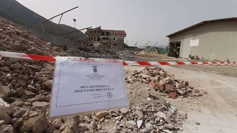 Contrasto di reati ambientali, sequestro a Cava de’ Tirreni