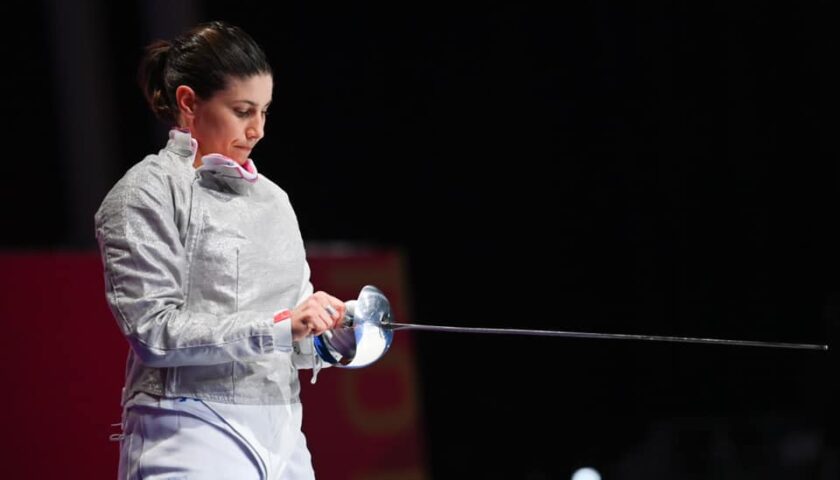 OLIMPIADE DI TOKYO 2020, LA SALERNITANA ROSSELLA GREGORIO FERMATA DALLA CAMPIONESSA OLIMPICA NELLA GARA DI SCIABOLA FEMMINILE