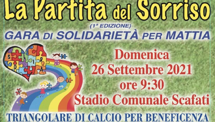 Scafati. Partita del Sorriso, venerdì la conferenza stampa