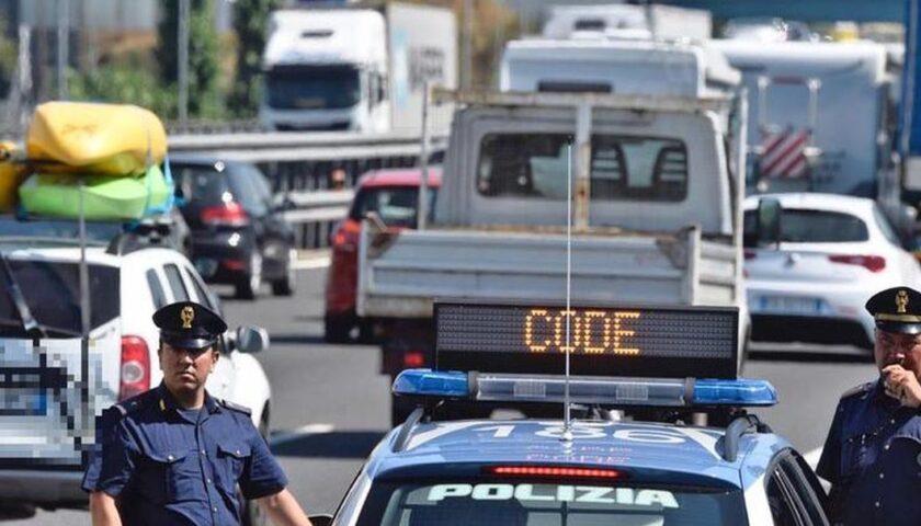 ANAS: FINE SETTIMANA CON TRAFFICO MOLTO INTENSO ANCHE SULLA STRADA AMALFITANA