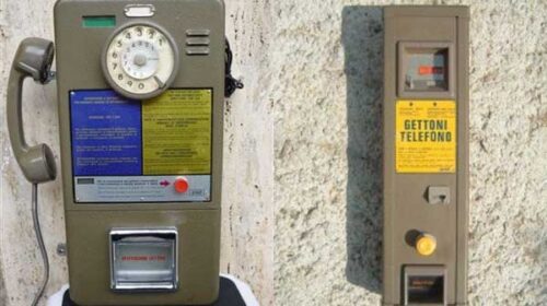 Il 13 agosto 1889 viene brevettato il telefono a gettoni