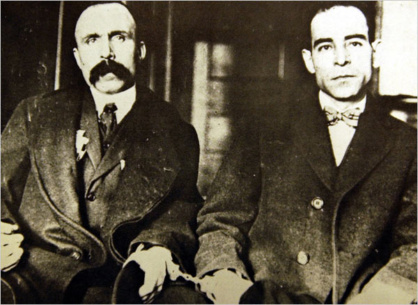 Il 23 agosto 1927 in America vengono giustiziati gli italiani Sacco e Vanzetti