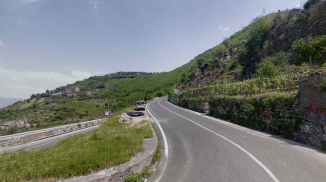 Strada Provinciale 2 verso il Valico di Chiunzi chiusa al traffico veicolare: ecco quando