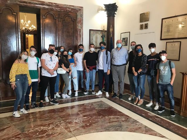 Il Presidente Strianese a Palazzo Sant’Agostino riceve il Forum dei Giovani di Polla