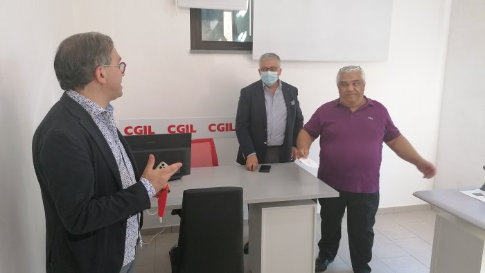 DUE NUOVI SEDI DELLA CGIL INAUGURATE A MINORI E CAVA DE’ TIRRENI