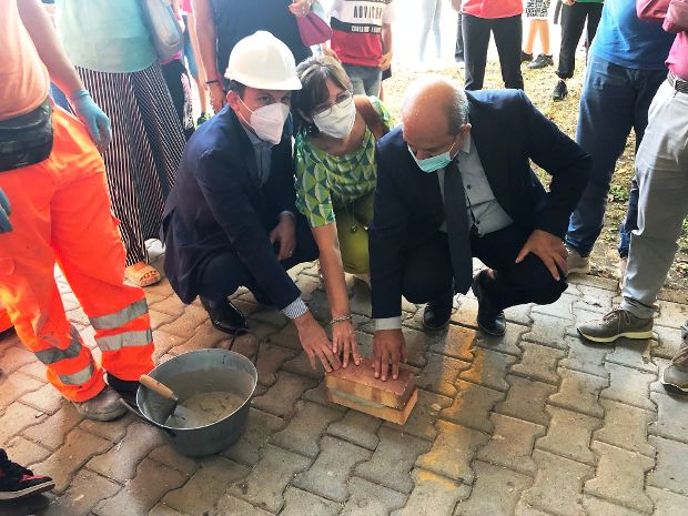 NOCERA SUPERIORE, INAUGURAZIONE CANTIERE DELLA NUOVA PALESTRA SCUOLA FRESA PASCOLI