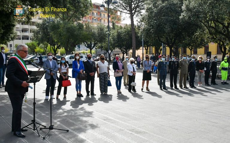 GUARDIA DI FINANZA DI SALERNO E COMUNE DI EBOLI: RICORDATO IL MARESCIALLO MAGGIORE VINCENZO GIUDICE,