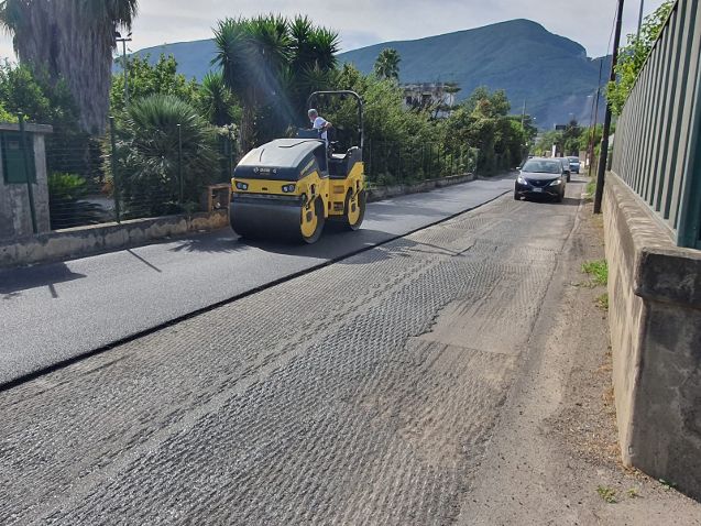 A Pagani ancora lavori sulla Strada Provinciale 328