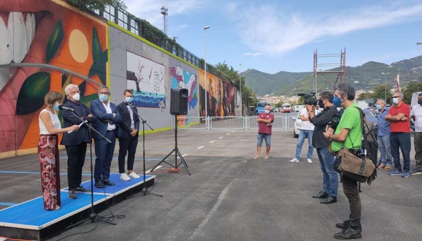 Scoperti e inaugurati a Salerno i nuovi murales in via Vinciprova