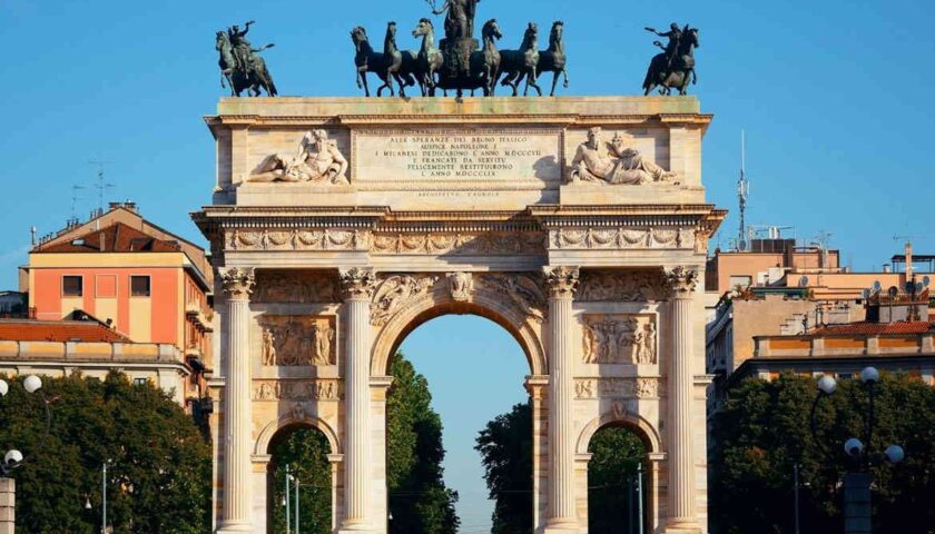 Il 10 settembre di 183 anni fa inaugurato a Milano l’Arco della Pace