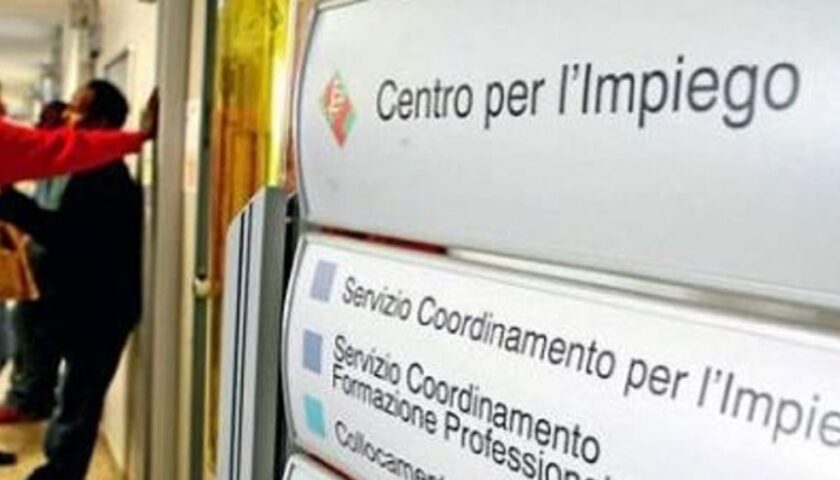 CENTRI PER L’IMPIEGO, ENTRO DUE SETTIMANE LE GRADUATORIE DEFINITIVE