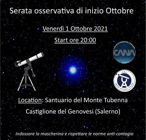 Castiglione del Genovesi, venerdì si osserveranno i pianeti del sistema solare e altri oggetti celesti dal Monte Tubenna