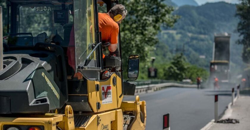 Oggi i lavori a Castelnuovo di Conza sulla SR 91 