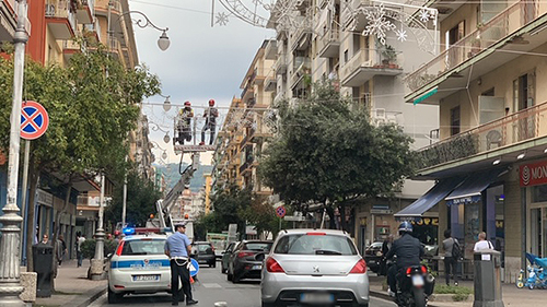 Torna a Salerno Luci d’Artista, inizia il montaggio