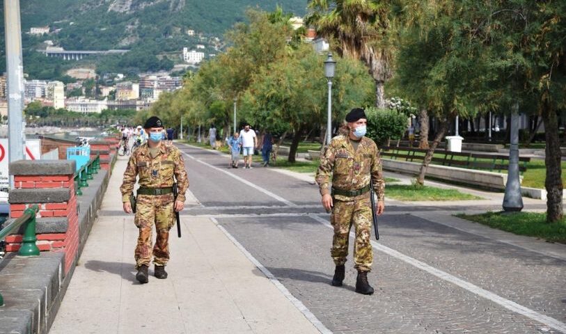 Salerno, fidanzati litigano: intervengono i militari dell’Esercito