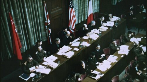 A Berlino il 18 ottobre 1945 la prima udienza del processo di Norimberga A Berlino il 18 ottobre 1945 la prima udienza del processo di Norimberga
