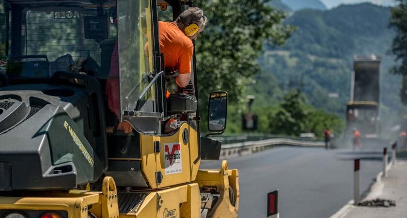 I lavori a San Gregorio Magno e a Laureana Cilento-Castellabate su SP 268-b e SR 267