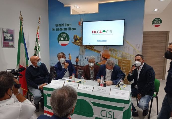 Nuova sede della Filca Cisl a Salerno nel ricordo di Giovanni D’Ambrosio