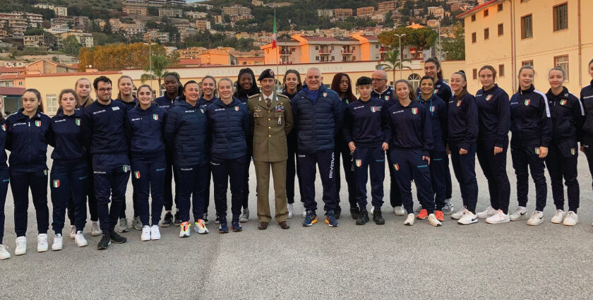 PALLAMANO: LA NAZIONALE U20 INCONTRA IL COLONNELLO D’ALTORIO DEL 19° GUIDE