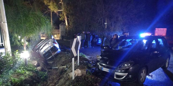 A Eboli incidente con tre auto