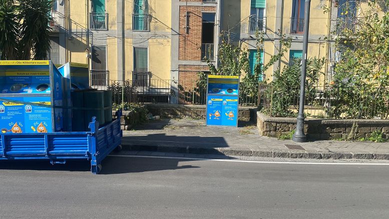 A Nocera Inferiore installati nuovi raccoglitori degli oli esausti in città.