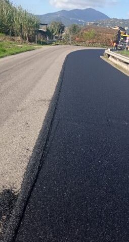 Strade, continuano i lavori a Castelnuovo Cilento sulla SR 447/a