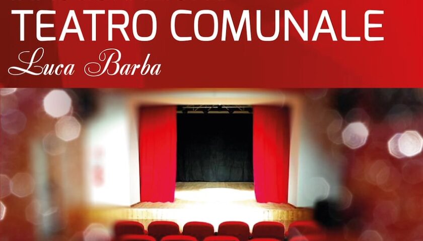 A CAVA DE TIRRENI DOMENICA APRE IL TEATRO COMUNALE