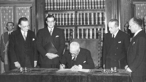 Il 27 dicembre del 1947 promulgata la Costituzione della Repubblica Italiana