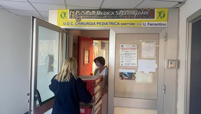 A Chirurgia Pediatrica del Ruggi di Salerno regalati 8 televisori