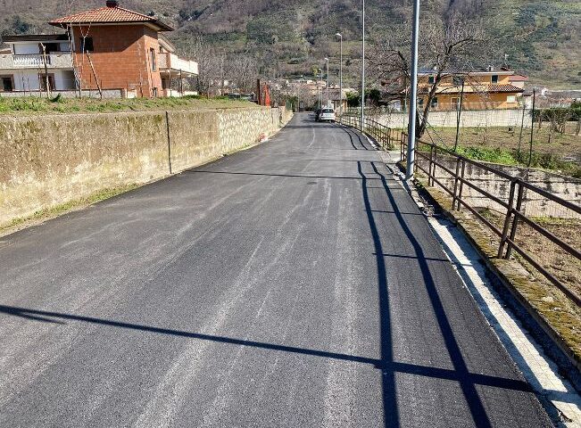 BRACIGLIANO SICURA: COMPLETATI I LAVORI DI MESSA IN SICUREZZA DEL MANTO STRADALE DI NUMEROSE ARTERIE DEL TERRITORIO COMUNALE