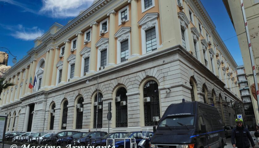 Ex tribunale di Salerno, sopralluogo di Piero De Luca