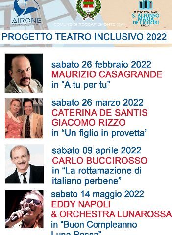ROCCAPIEMONTE, PROGETTO TEATRO INCLUSIVO 2022