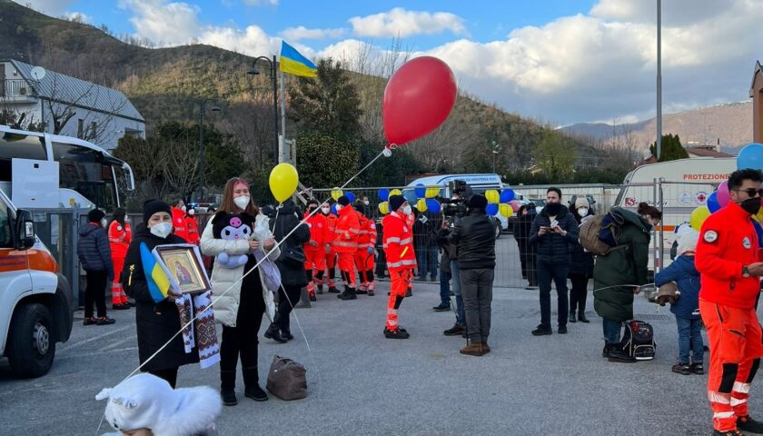 Ucraina, in Campania arrivati già 1800 rifugiati