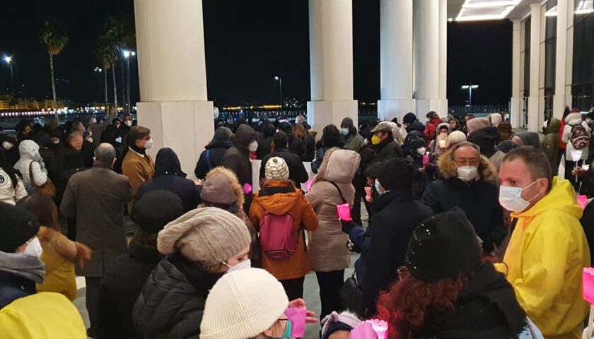 In piazza della Libertà a Salerno preghiera per la pace in Ucraina