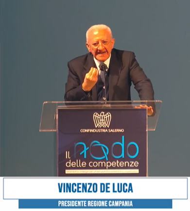 De Luca apre alla ricerca sul nucleare e invita la classe politica a cambiare tutto