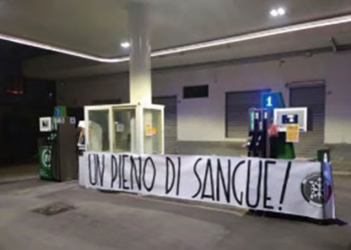 Cava De’ Tirreni, protesta contro il caro carburante