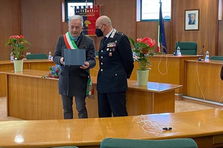 IL SOTTOTENENTE DEI CARABINIERI SALVATORE GIACCOLI CITTADINO ILLUSTRE DI ROCCAPIEMONTE