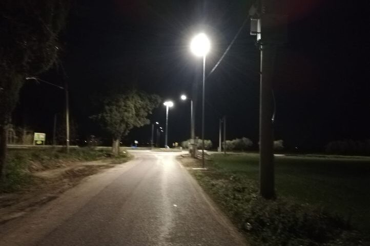 Strade, conclusi i lavori di illuminazione a Persano