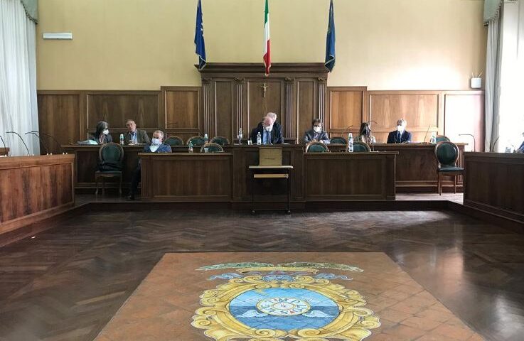 Salerno, in Consiglio provinciale Collegio Revisori dei Conti, Piano di riequilibrio e mozioni su diritti civili